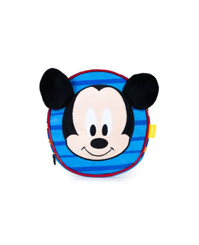 Kit Mochila Escolar Infantil com Rodinhas Masculina Mickey Baby com Lancheira – Azul