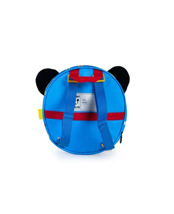 Kit Mochila Escolar Infantil com Rodinhas Masculina Mickey Baby com Lancheira – Azul