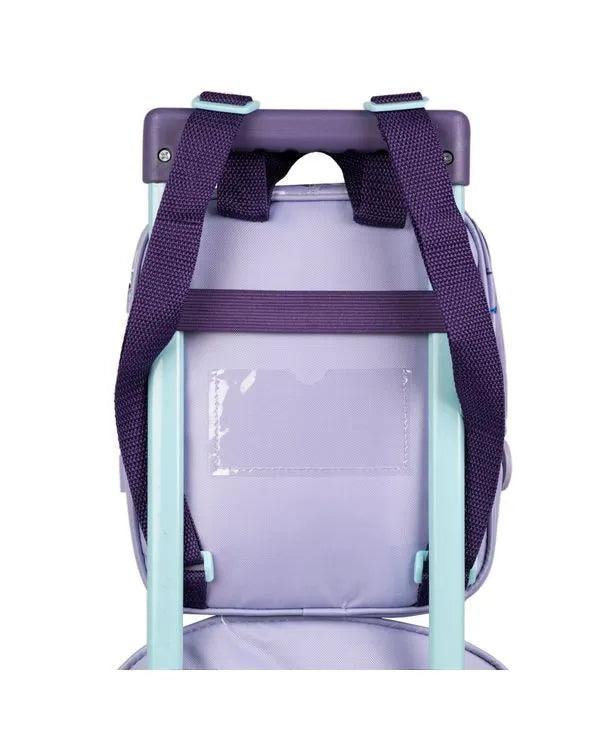 Kit Mochila e Lancheira Térmica Infantil Frozen Elsa e Anna Lilás