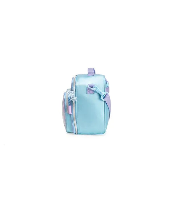 Kit Mochila + Lancheira Térmica + Estojo Infantil Feminino Frozen – Azul Claro