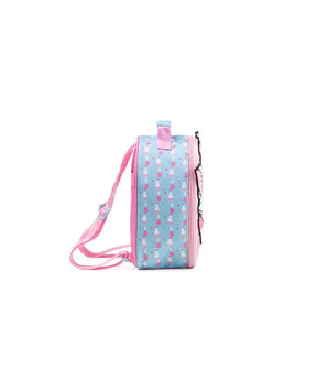 Kit Mochila de Rodinha + Lancheira Térmica Infantil Marie Baby Rosa Claro