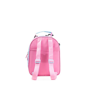 Kit Mochila de Rodinha + Lancheira Térmica Infantil Marie Baby Rosa Claro