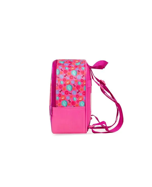 Kit Mochila de Rodinha + Lancheira Térmica + Estojo Infantil Patrulha Canina Skye e Equipe Rosa