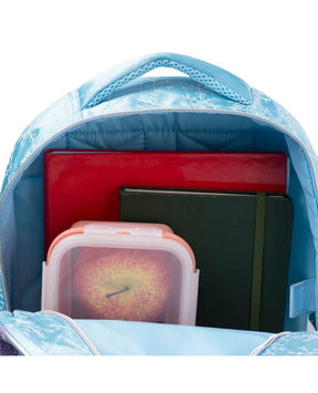 Kit Mochila + Lancheira Térmica + Estojo Infantil Feminino Frozen – Azul Claro