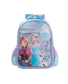 Kit Mochila + Lancheira Térmica + Estojo Infantil Feminino Frozen – Azul Claro