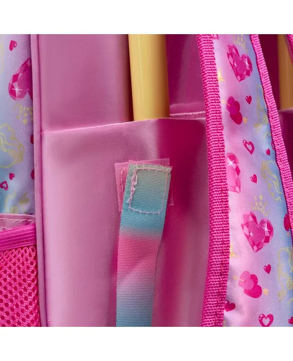 Kit Mochila e Lancheira Térmica Infantil Feminina Princesas – Rosa