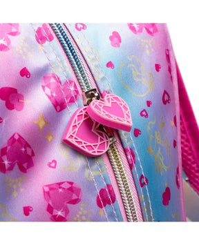 Kit Mochila de Rodinha + Lancheira Térmica + Estojo Infantil Feminino Princesas – Rosa