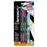 Kit Escrita BIC Intensity Azul – 3 Canetas 0,4 mm + 1 Marca-Texto