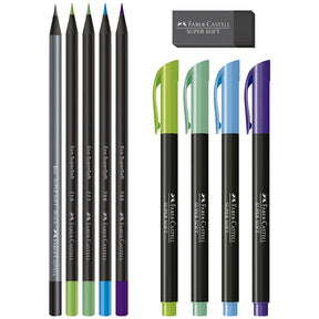 Kit SuperSoft Cores Frias Faber-Castell com 10 Itens