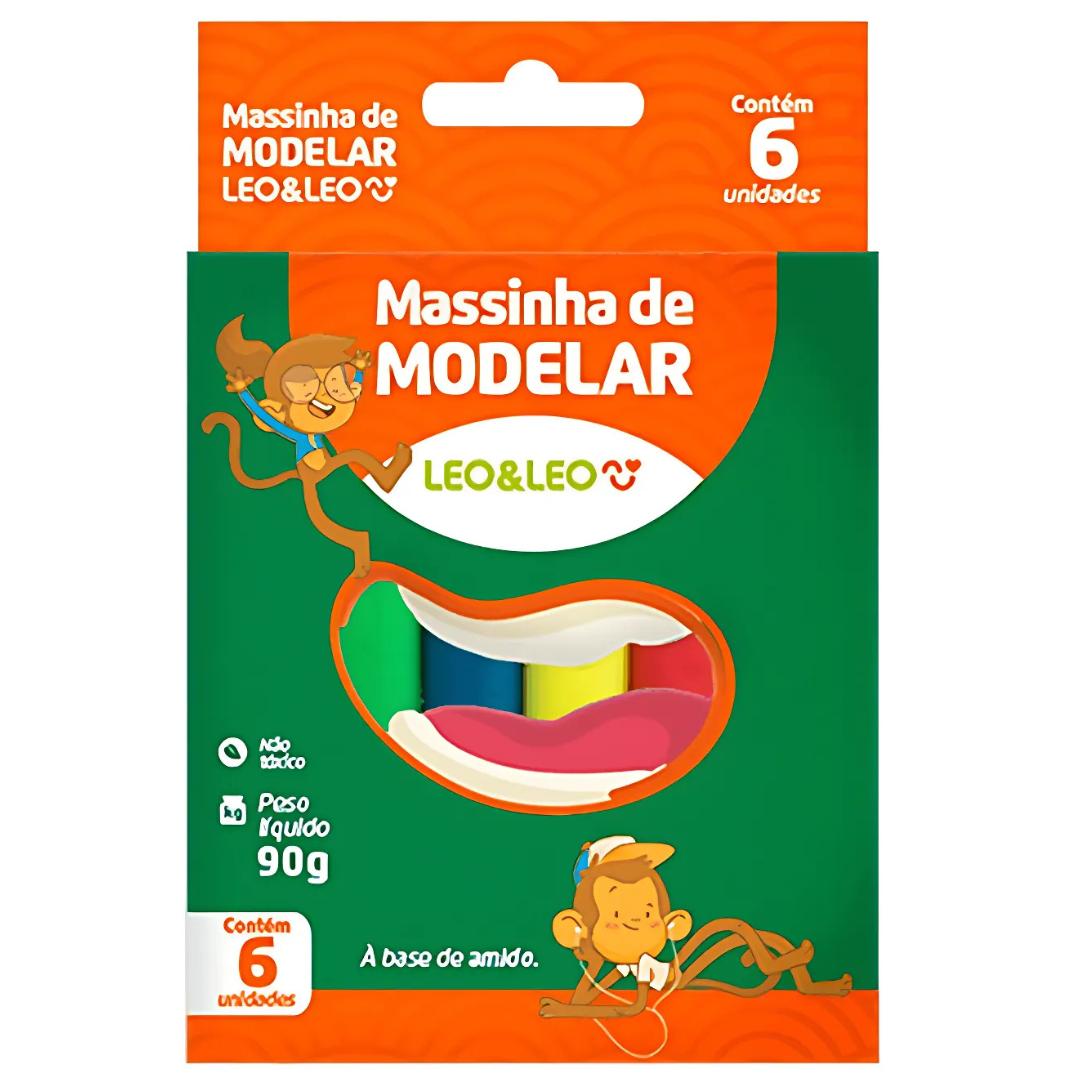 Massa Modelar 90G 6Cores Leo E Leo