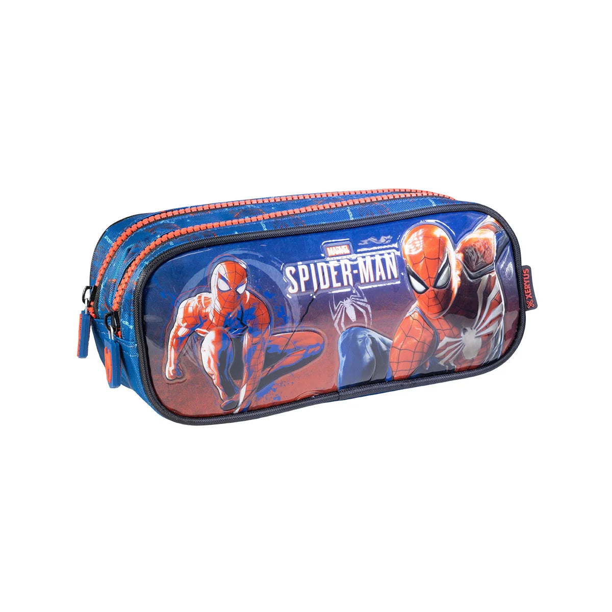 Estojo escolar duplo com zíper 14966 - Spider Man SE - Xeryus