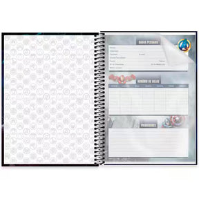 Caderno Universitário Avengers Spiral 80 Folhas - Capa Dura