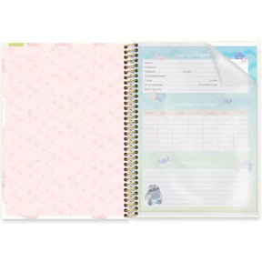 Caderno Universitário Stitch Spiral 80 Folhas - Capa Dura Hotstamping
