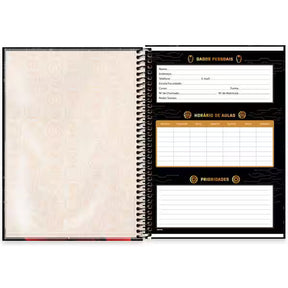 Caderno Universitário Avengers - Homem de Ferro 80 Folhas - Capa Dura