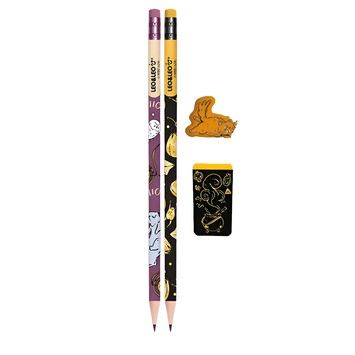 Kit Escolar Lápis Preto Harry Potter Leonora