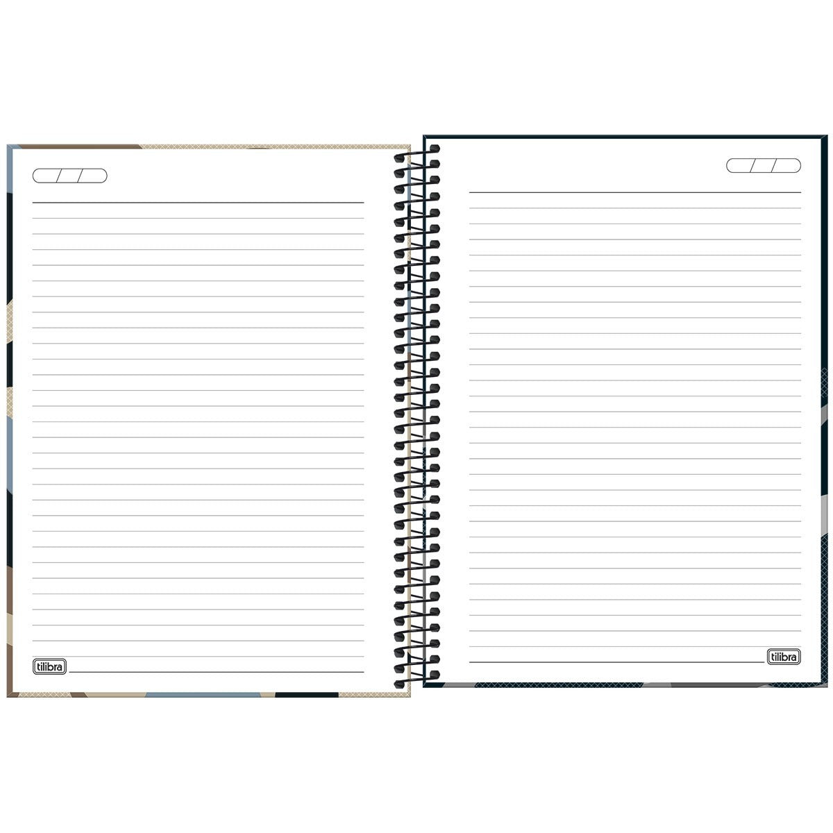 Caderno Intermedi¿Rio Universit¿Rio Capa Dura Hide 10M 160F Tilibra