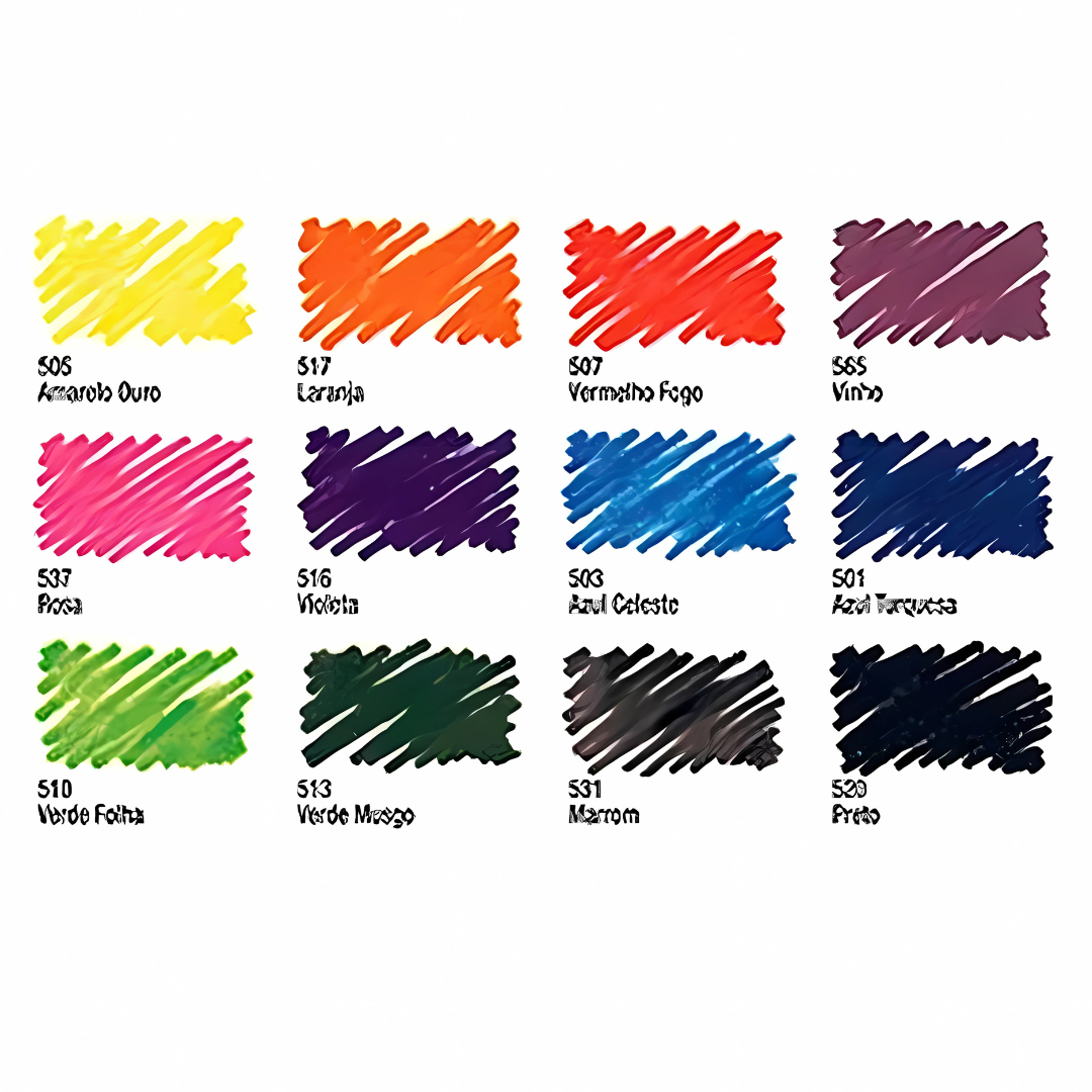 Canetinhas Grandes Abelhinhas Acrilex