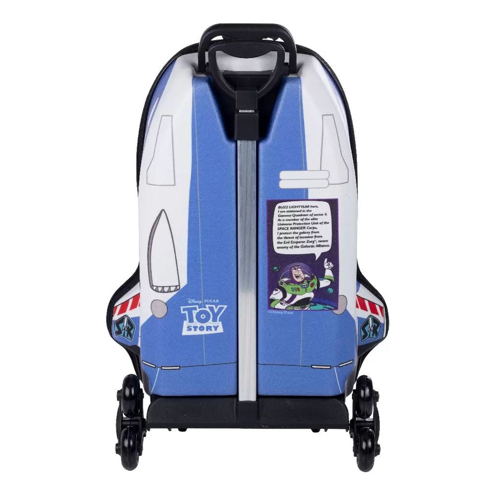 Mochila com Rodinha 3D - Toy Story Buzz Nave - Diplomata