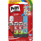 Kit Cola em Bastão Pritt 10g com 3 Unidades – Não Tóxica