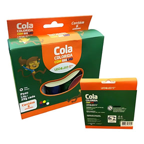 Cola C/Brilho 20G 6Cores Leo E Leo