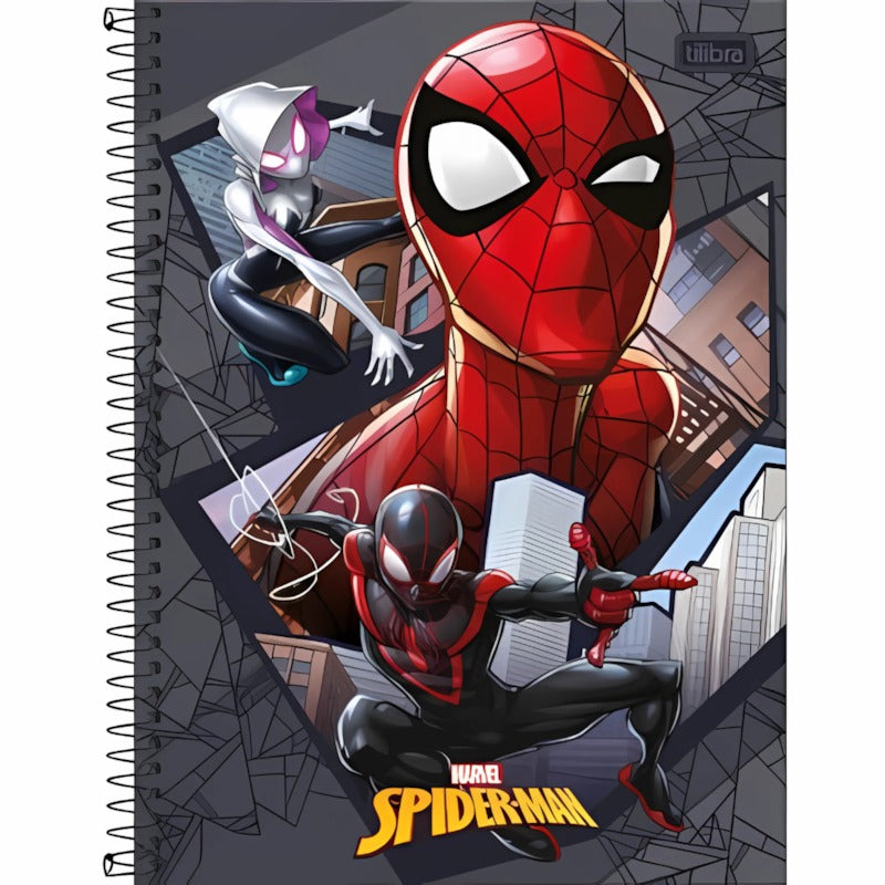 Caderno Univ Cd Spider Light 160Fls 10Mat Tilibra