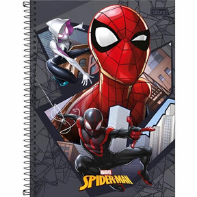 Caderno Univ Cd Spider Light 160Fls 10Mat Tilibra