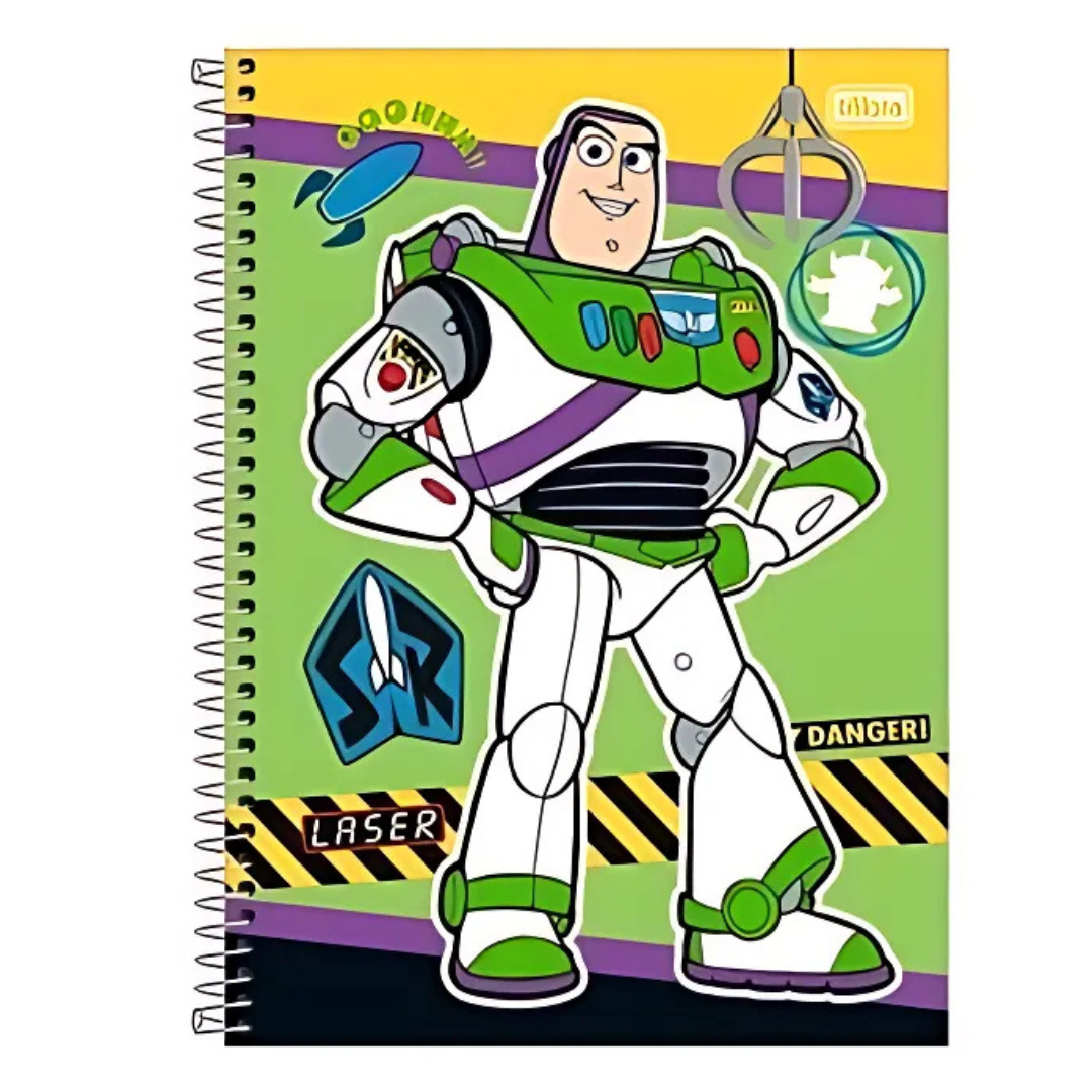 Caderno Universitário Capa Dura Toy Story 160Fls 10Mat Tilibra