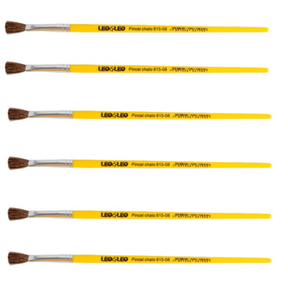 Pincel Escolar Chato Leo E Leo