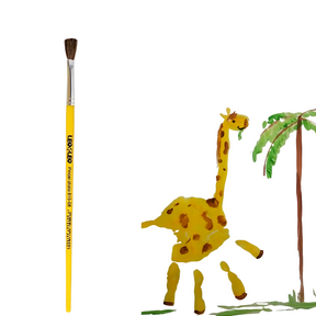 Pincel Escolar Chato Leo E Leo