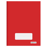 Caderno Brochura Liso Vermelho Kajoma 96 folhas