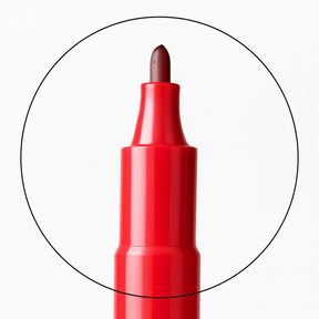 Caneta Neo Pen Gigante Vermelha Compactador