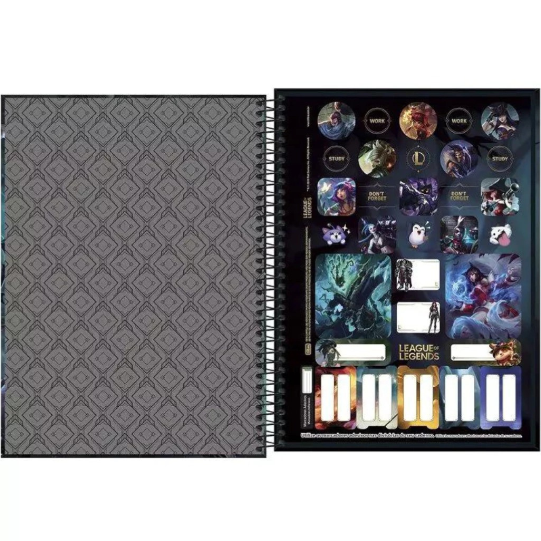 Caderno Cd Univ Liga De 16M Tilibra