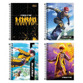 Caderno Cd Univ Free Fire 10M 160Fls Tilibra
