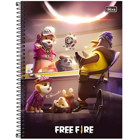 Caderno Cd Univ Free Fire 16M 256Fls Tilibra