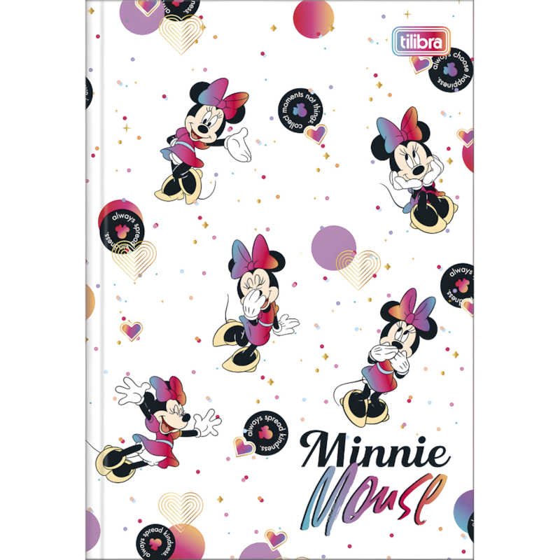 Caderno Broch Cd 1/4 Minnie 80Fls Tilibra