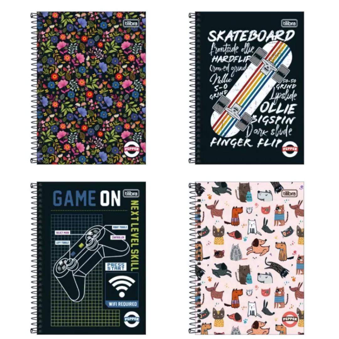 Caderno Cd Espiral 1/4 Pimenta 80Fls Tilibra