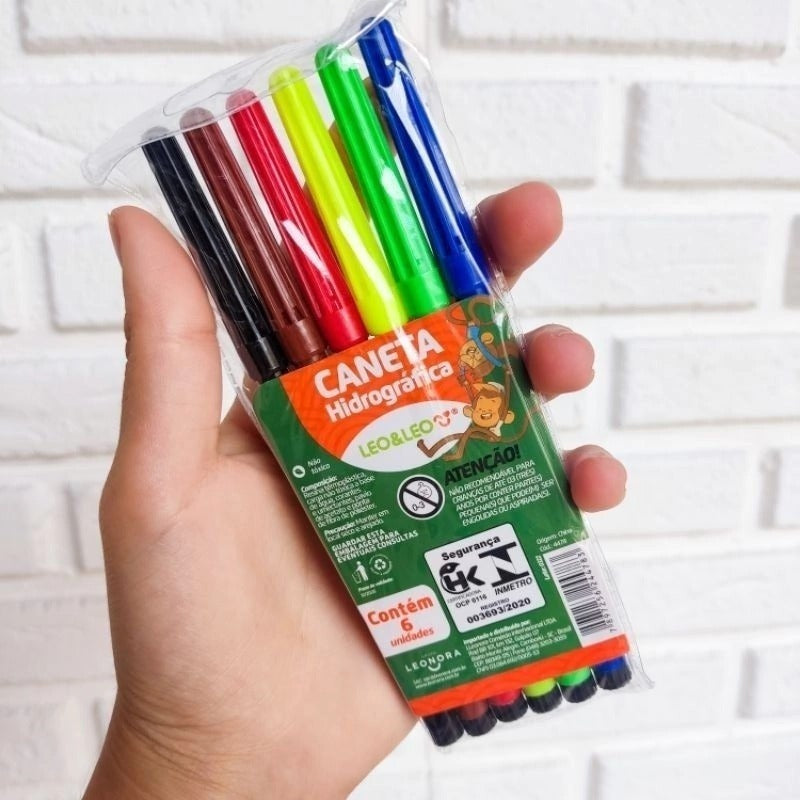 Hidrocor 6 Cores Leo E Leo