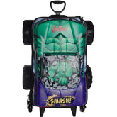Mochila Infantil de Carrinho 3D Hulk Monster Trucks
