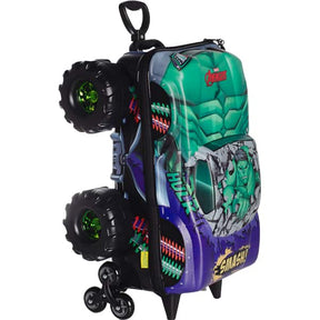 Mochila Infantil de Carrinho 3D Hulk Monster Trucks