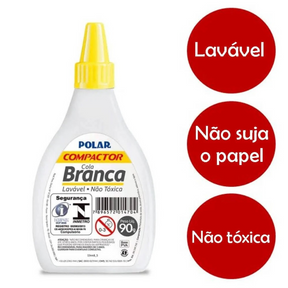 Cola Branca Polar 90 Gr Compactador