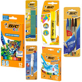 Kit Escolar BIC Fundamental II com Canetas, Lápis, Corretivo e Marca Texto