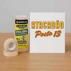 Fita Poli Trans Clear 12X10 Adelbras