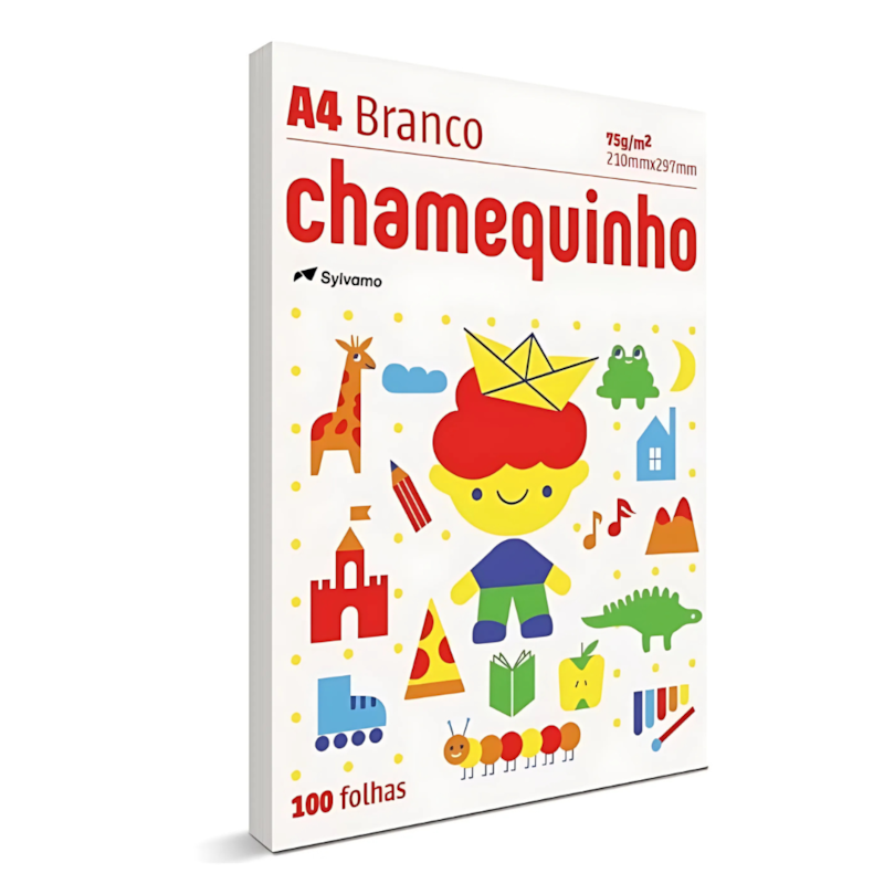 Papel Chamequinho A4 Br 100Fl Chamex