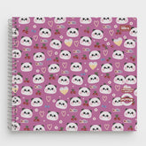 Caderno Espiral Capa Dura Desenho Feminino 80 Folhas Tilibra