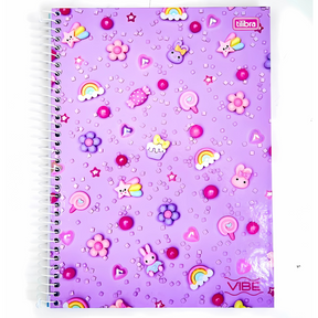 Caderno Vibe Feminino 80 Folhas – Tilibra