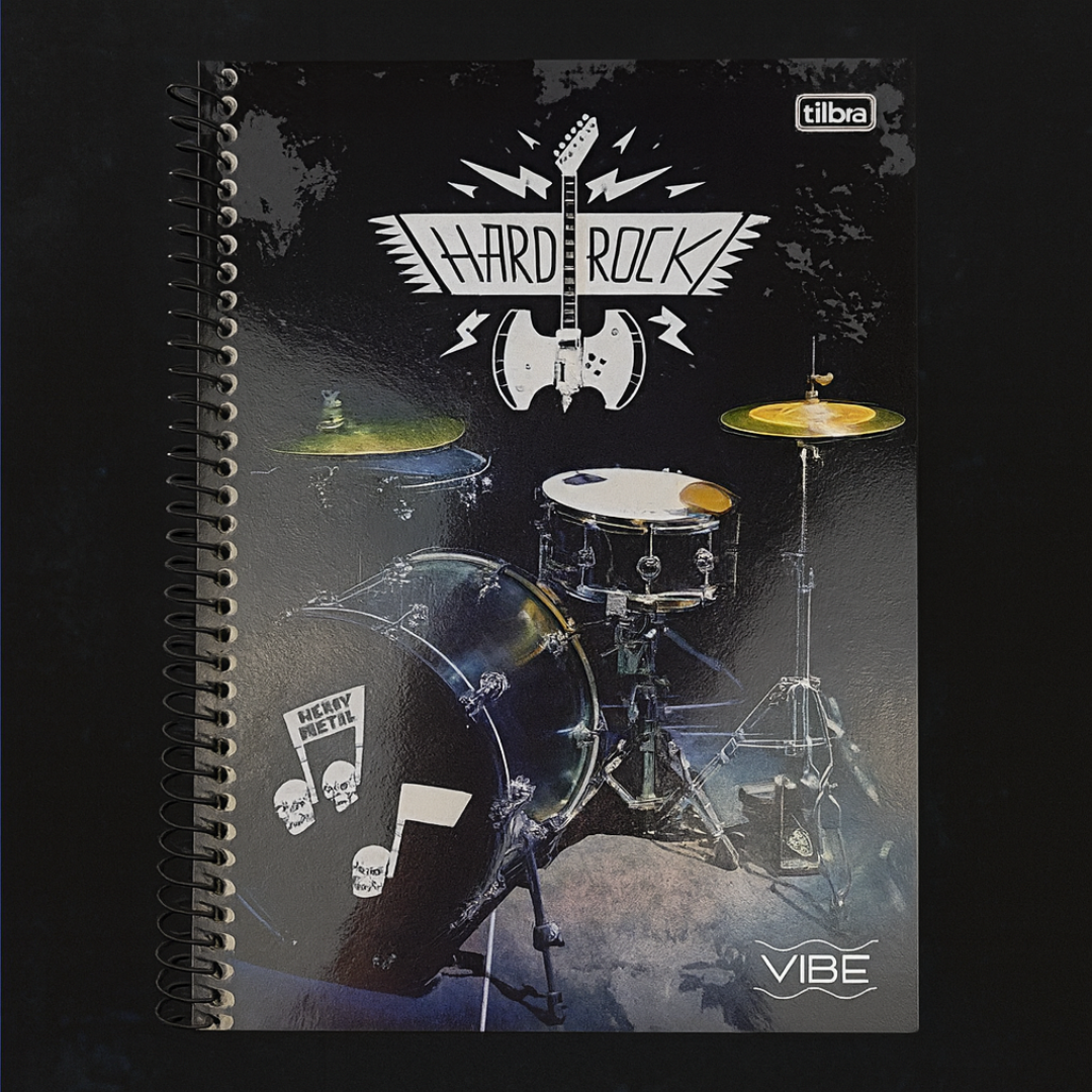 Caderno Vibe Masc 160Fls Tilibra