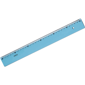 Régua 30Cm New Line Azul Waleu