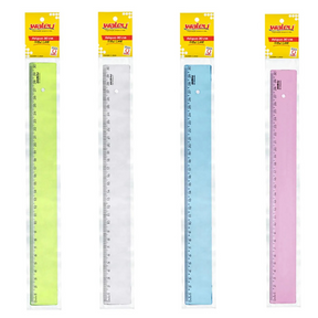 Régua 30Cm New Line Azul Waleu