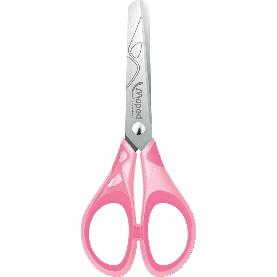 Tesoura 13Cm Essentials Cores Sortidas - Cx 12 Unidades