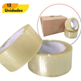 Fita Adesiva Transp 48mmX40mm - Cx 12 Unidades
